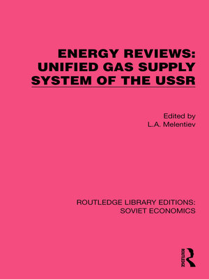 cover image of Energy Reviews